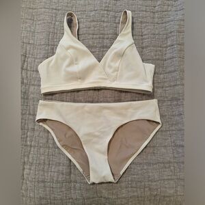 Lululemon white bikini - size 10